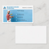 Schilderdiensten | Schilder op het werk Visitekaar Visitekaartje (Voorkant / Achterkant)