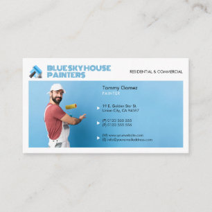 Schilderdiensten   Schilder op het werk Visitekaar Visitekaartje