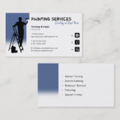 Schilderdiensten | Schilder op het werk Visitekaartje (Voorkant / Achterkant)