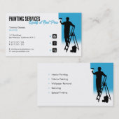 Schilderdiensten | Schilder op het werk Visitekaartje (Voorkant / Achterkant)