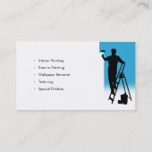 Schilderdiensten | Schilder op het werk Visitekaartje (Achterkant)