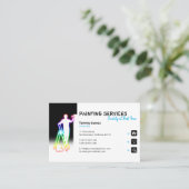 Schilderdiensten | Schilder op het werkK Visitekaartje (Staand voorkant)