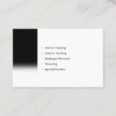 Schilderdiensten | Schilder op het werkK Visitekaartje (Achterkant)