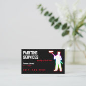 Schilderdiensten | Schilders Visitekaartje (Staand voorkant)