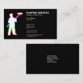 Schilderdiensten | Zwarte schilders Visitekaartje (Voorkant / Achterkant)
