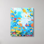 schilderdoek met florasdoek canvas afdruk (Voorkant)