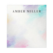 Schilderdoek Notitieblok (Voorkant)