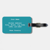 [Schilderdoek] RegenboogStropdas-kleurstof Bagagel Bagagelabel (Achterkant horizontaal)