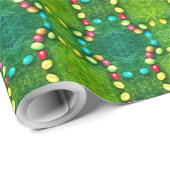 Schildereierspatroon Funny Easter Hunt Cadeaupapier (Rol Hoek)