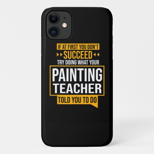 Schilderen |Als het je niet lukt, probeer dan te s Case-Mate iPhone Case (Achterkant)