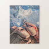 Schilderen balletschoenen en jersey legpuzzel (Verticaal)