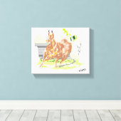 Schilderen: Bandit Canvas Afdruk (Insitu (Houten vloer))