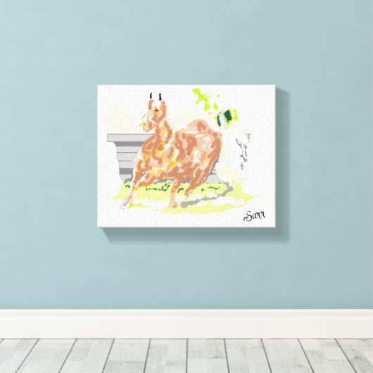 Schilderen: Bandit Canvas Afdruk (Insitu (Houten vloer))