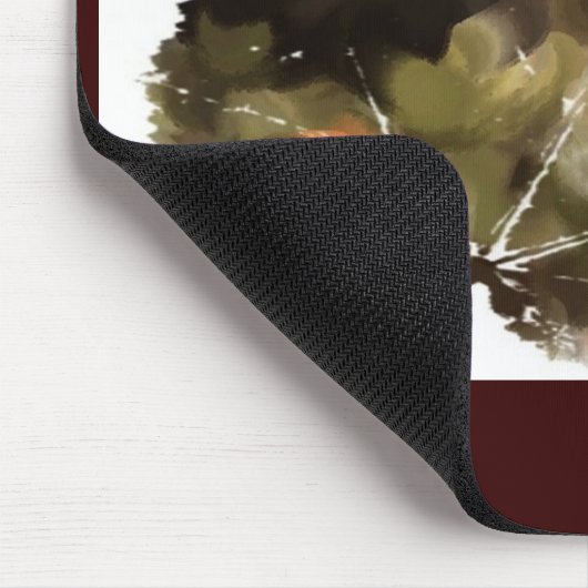 _Schilderen-blad-donker, dpmartdesign 2009 Muismat (Hoek)