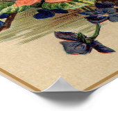 schilderen - Bloemen in een zeilboot. Poster (Hoek)