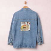 SCHILDEREN BORD KIJK MIJN KUNST Denim Jas Denim Jacket (Hangar)