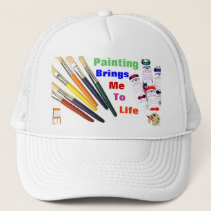 SCHILDEREN BRINGT ME TOT LEVEN cap Trucker Pet