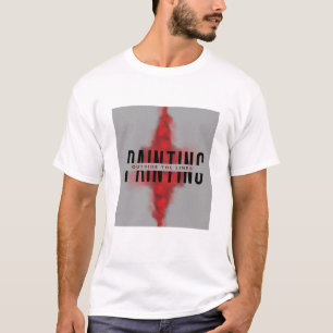 Schilderen buiten de lijnen t-shirt