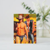 Schilderen: Cowboy Corral Briefkaart (Staand voorkant)