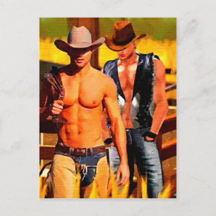 Schilderen: Cowboy Corral Briefkaart