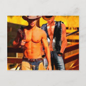 Schilderen:  Cowboy Corral Briefkaart (Voorkant)