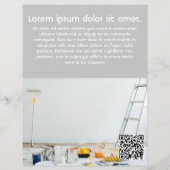 SCHILDEREN & DECORATIE diensten bedrijfsflyer Flyer (Achterkant)