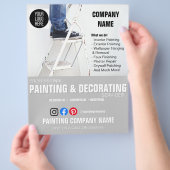 SCHILDEREN & DECORATIE diensten bedrijfsflyer Flyer (Hand)
