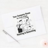 Schilderen & Decoreren Diensten Cartoon Stickers (Envelop)