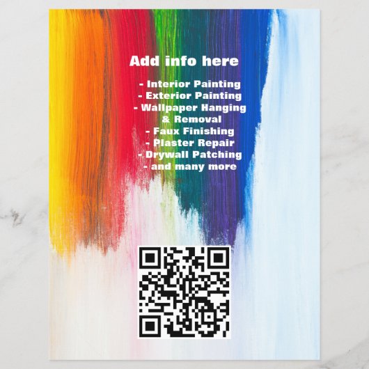 SCHILDEREN & DECOREREN flyer (Achterkant)