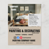 SCHILDEREN & DECOREREN interieurontwerper Flyer (Voorkant)