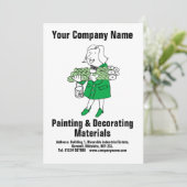 Schilderen & Decoreren Materialen Design Kaart (Staand voorkant)