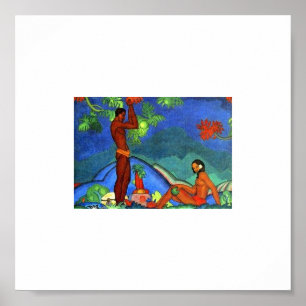 Schilderen door Arman Manookian ongeveer 1920's. H Poster