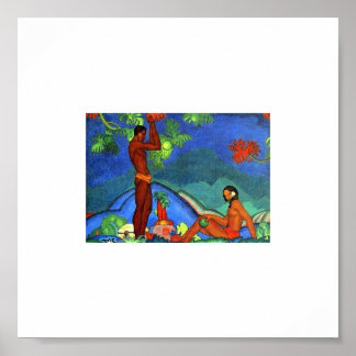 Schilderen door Arman Manookian ongeveer 1920's. H Poster