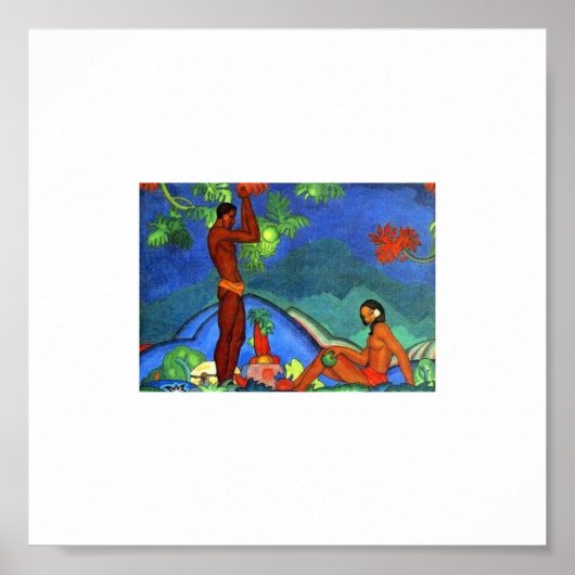 Schilderen door Arman Manookian ongeveer 1920's. H Poster (Voorkant)