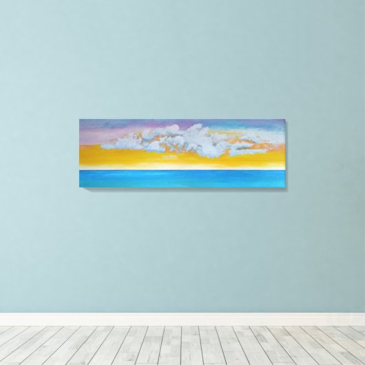 Schilderen door Craig hunter Canvas Afdruk (Insitu (Houten vloer))