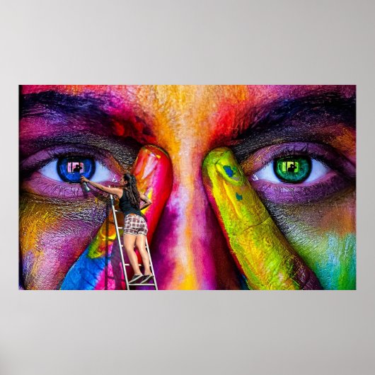 Schilderen door de ogen van een fotograaf poster (Voorkant)