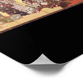 Schilderen door Iwasa Matabei c. 1650 Japan Poster (Hoek)