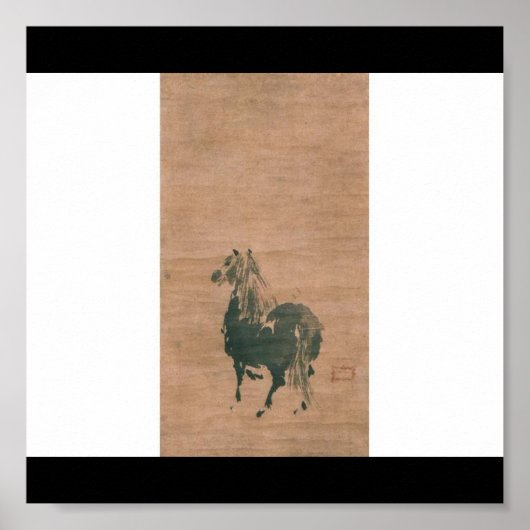 Schilderen door Miyamoto Musashi, c. jaren '1600 Poster (Voorkant)