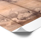 Schilderen door Miyamoto Musashi, c. jaren '1600 Poster (Hoek)