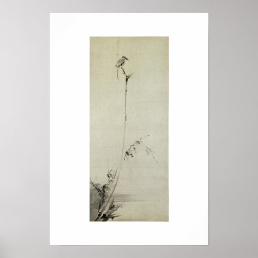 Schilderen door Miyamoto Musashi, c. jaren '1600 Poster (Voorkant)