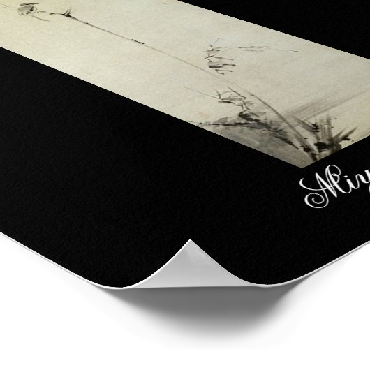 Schilderen door Miyamoto Musashi, c. jaren '1600 Poster (Hoek)