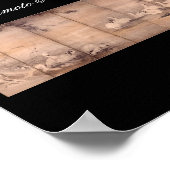 Schilderen door Miyamoto Musashi, c. jaren '1600 Poster (Hoek)