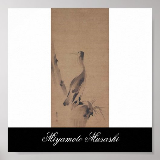 Schilderen door Miyamoto Musashi, c. jaren '1600 Poster (Voorkant)