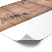 Schilderen door Miyamoto Musashi, c. jaren '1600 Poster (Hoek)