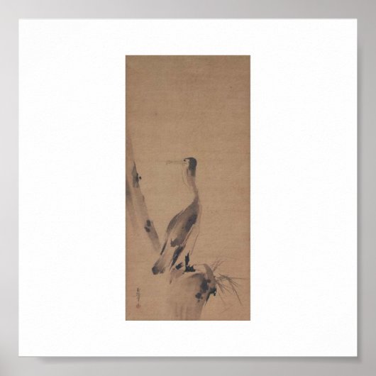 Schilderen door Miyamoto Musashi, c. jaren '1600 Poster (Voorkant)