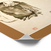 Schilderen door Miyamoto Musashi, c. jaren '1600 Poster (Hoek)