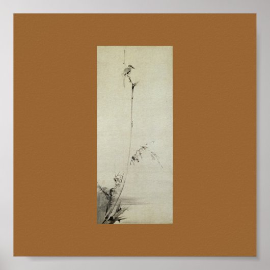 Schilderen door Miyamoto Musashi, c. jaren '1600 Poster (Voorkant)