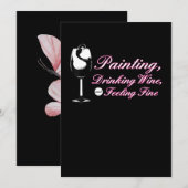 Schilderen| Drink wijnklep Kaart (Voorkant / Achterkant)