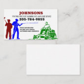 Schilderen Druk wassen en Lawn Care Visitekaartje (Voorkant / Achterkant)