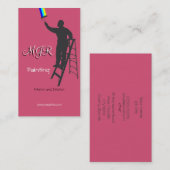 Schilderen en decoreren visitekaartje (Voorkant / Achterkant)